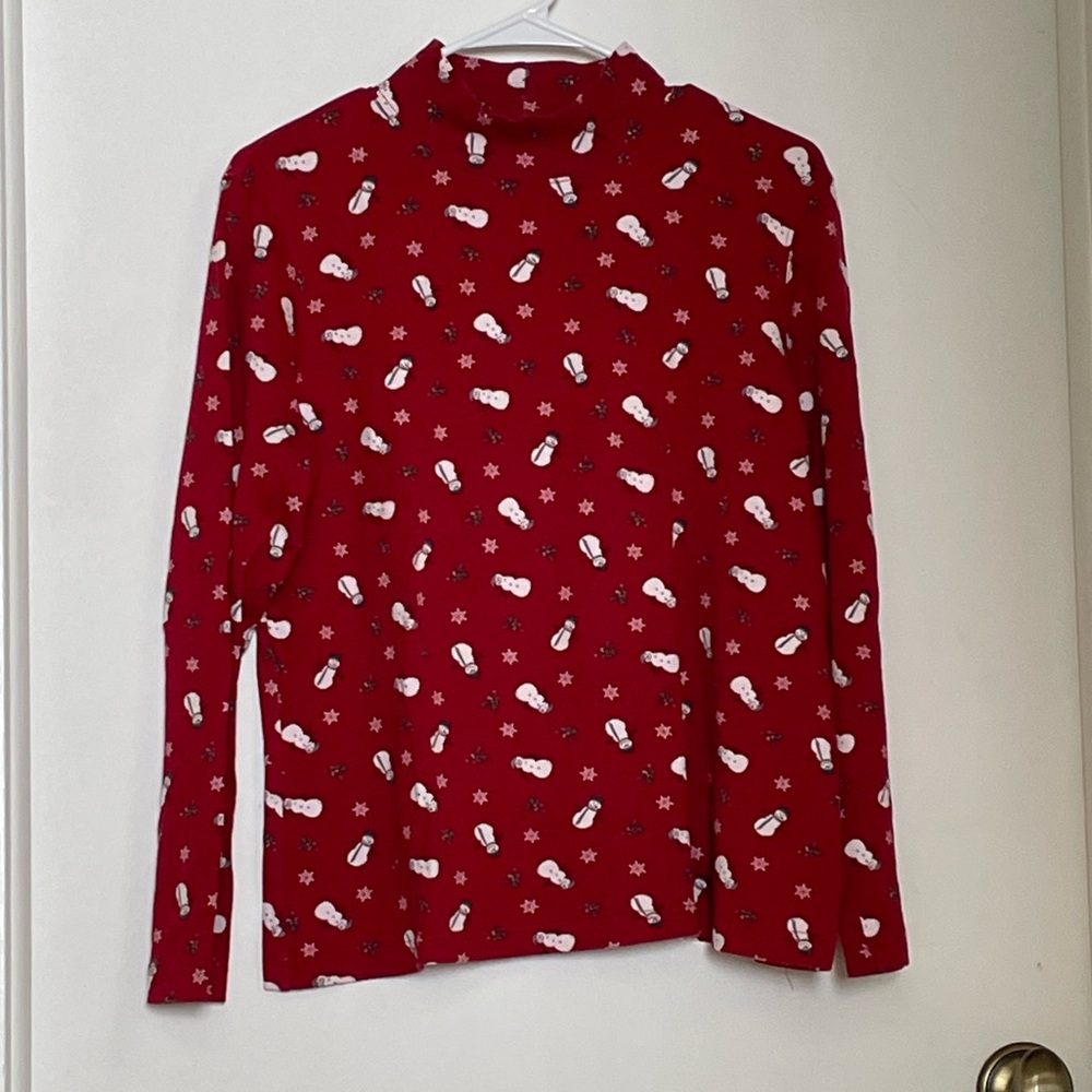 Croft & Barrow Holiday Womens Shirt